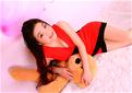 Thousands of beauties: lone Asian woman caihui